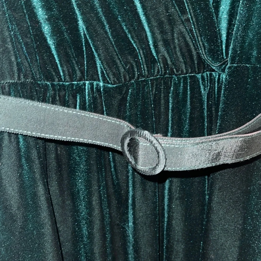 Lane Bryant  Velour Crossover Fit & Flare Dress 14/16 - Picture 6 of 10